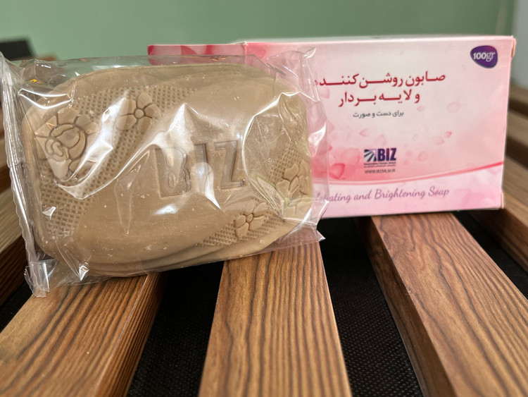 صابون روشن کننده و لایه بردار